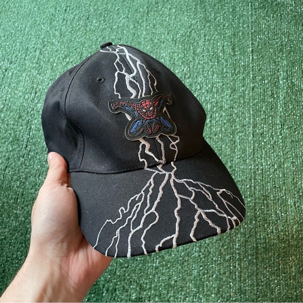 Vintage Marvel 2003 Y2K Spider-Man Adjustable Hat Cap